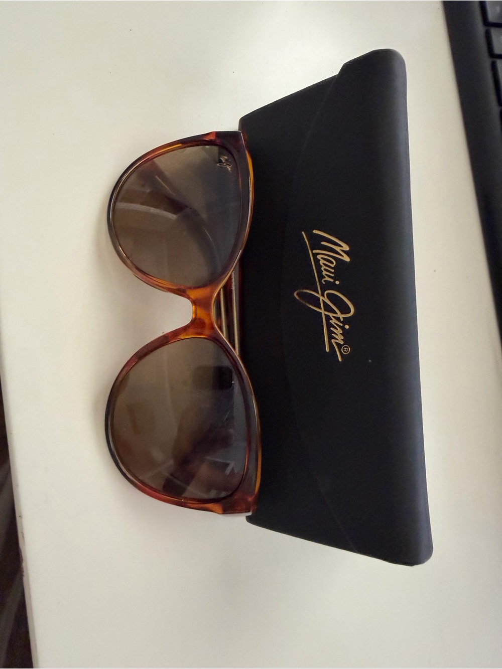Maui Jim Tortoise Shell Sunglasses with Brown Lenses